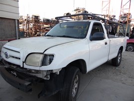 2003 Toyota Tundra White Std Cab 3.4L AT 2WD #Z22998